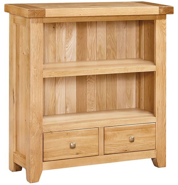 low bookcase + drawers